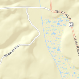 Jacks Creek Tennessee Street Map