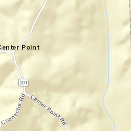 Center Point Lula Tennessee Street Map