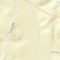 Red Walnut Tennessee Street Map