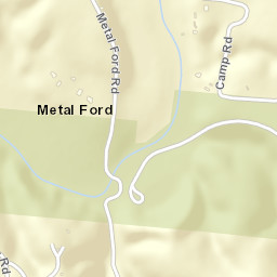 Metal Ford Tennessee Street Map