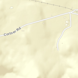 Cortner Tennessee Street Map