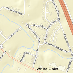White Oaks Tennessee Street Map