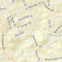 120 East Rhodes Street, Lincolnton, NC Street Map