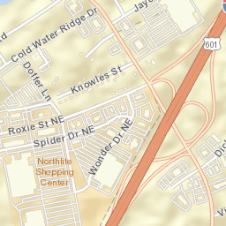 Interstate 85, Concord, NC 28025, USA Street Map