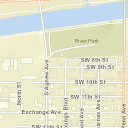 1300-1312 South Agnew Avenue, Oklahoma City Street Map