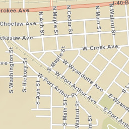 301-319 North Elm Street, Sallisaw, OK 74955 Street Map