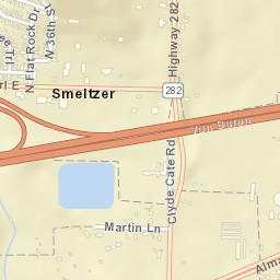 Smeltzer Arkansas Street Map