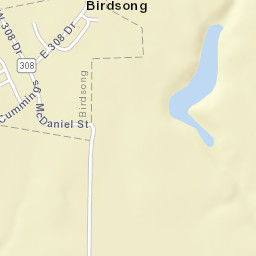 Birdsong Arkansas Street Map