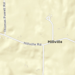 Hillville Tennessee Street Map