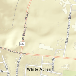 White Acres Tennessee Street Map