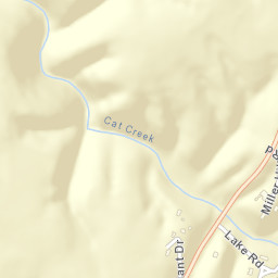 Hillcrest Tennessee Street Map