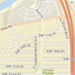 2201-2299 Southwest Grand Boulevard Street Map
