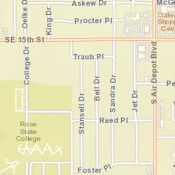 1911 S Air Depot Blvd, Oklahoma City, OK Street Map