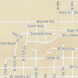 409-499 North 8th Street Henryetta Street Map