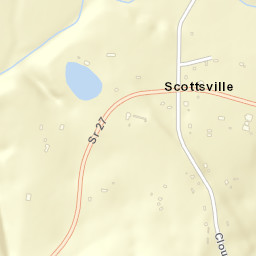 Scottsville Arkansas Street Map