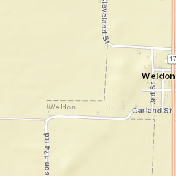 Weldon Arkansas Street Map