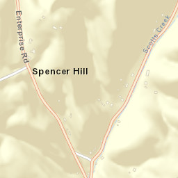 Spencer Hill Tennessee Street Map