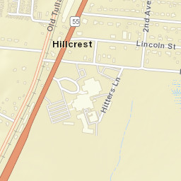 Royal Oaks Tennessee Street Map
