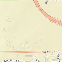 10980-11074 Southwest 29th Street, Yukon Street Map