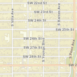 2128-2136 Southwest 24th Street, Oklahoma Street Map