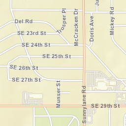 2299 South Sunnylane Road, Del City, OK Street Map