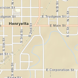 112 North 4th Street, Henryetta, OK Street Map