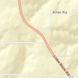 955 Little Rock Road Heber Springs AR Street Map