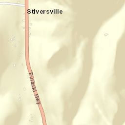 Stiversville Tennessee Street Map