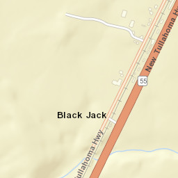 Black Jack Tennessee Street Map