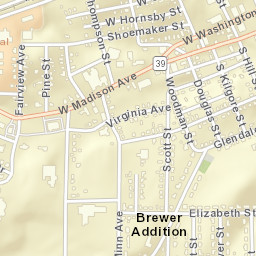 Brewer Addition Tennessee Street Map