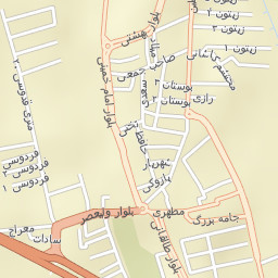 Sharifabad Street Map
