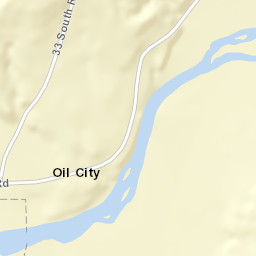 Oil City California Street Map