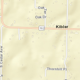 Kibler Arkansas Street Map