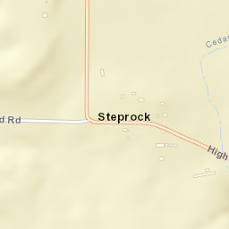 Steprock Arkansas Street Map