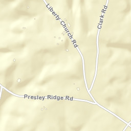 Thurman Tennessee Street Map