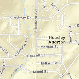 Housley Addition Tennessee Street Map