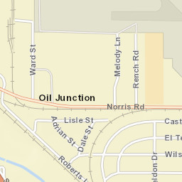 Oil Junction California Street Map