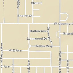 901-1089 N Peace Ave, Elk City, OK 73644 Street Map