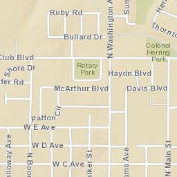 801-865 West Country Club Boulevard, Elk City Street Map