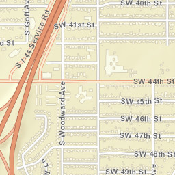 3125-3129 Southwest 42nd Street, Oklahoma City Street Map
