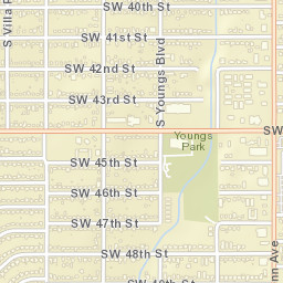 4101-4199 South Youngs Boulevard Oklahoma City OK Street Map