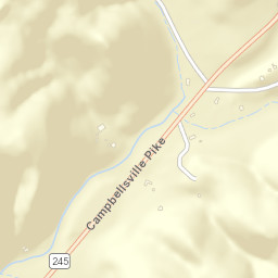 Gipsonville Tennessee Street Map