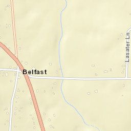 Belfast Tennessee Street Map