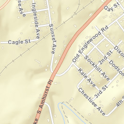 Englewood Tennessee Street Map