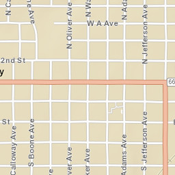 250-298 West 7th Street, Elk City, OK 73644 Street Map