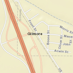 Gilmore Arkansas Street Map