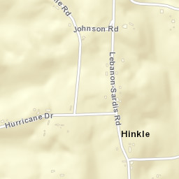 Hinkle Tennessee Street Map