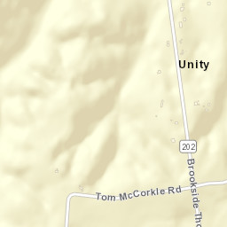 Unity Tennessee Street Map
