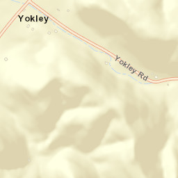 Yokley Tennessee Street Map
