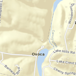 Lake Hills Tennessee Street Map